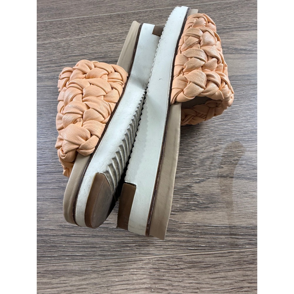 Sam Edelman Peach Braided Slide Sandal - Picture 8 of 13